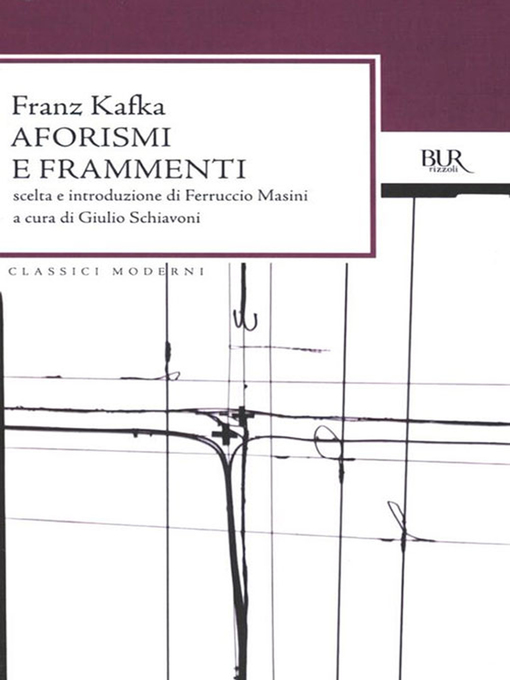 Title details for Aforismi e frammenti by Franz Kafka - Available